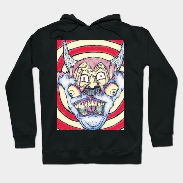 Winter Madness Demon Hoodie by lowen morrison